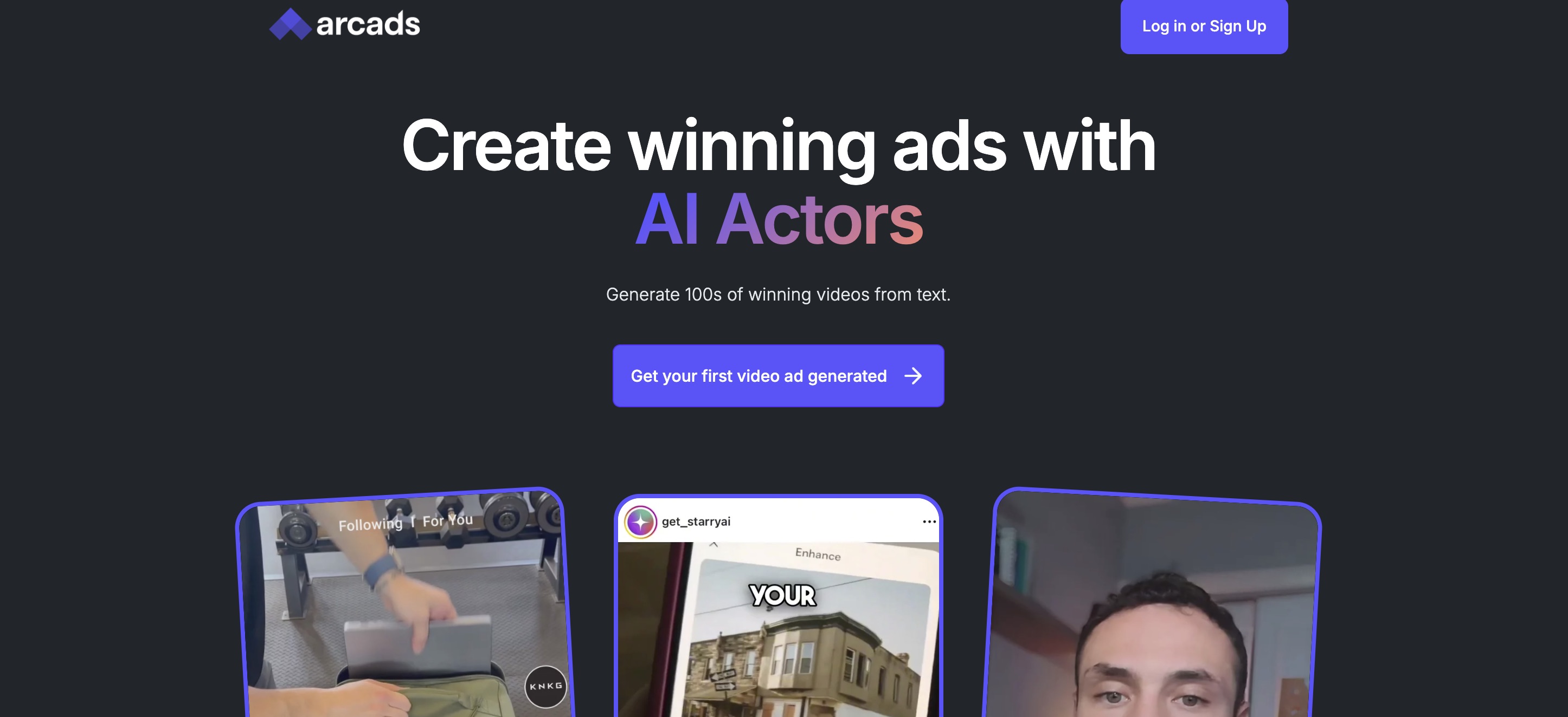 Arcads AI Video Generator