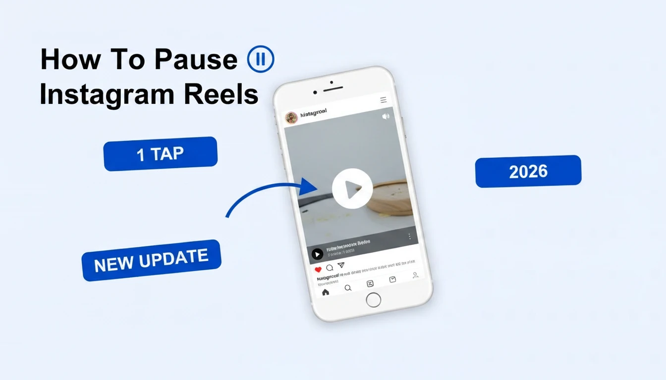 How to Pause Instagram Reels in 2026 (Without Holding the Screen)