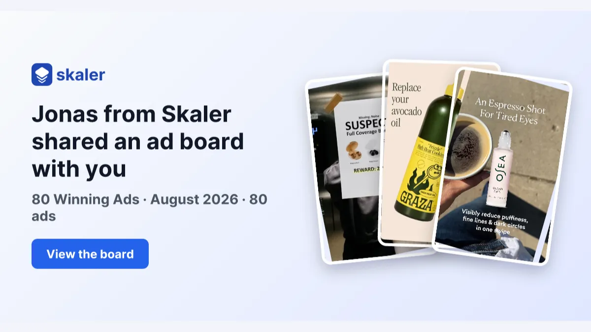 The 80 Most-Saved Meta Ads of August 2026 (Free Swipe File)