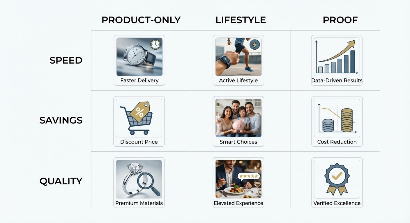 The 3×3 testing matrix for static ads