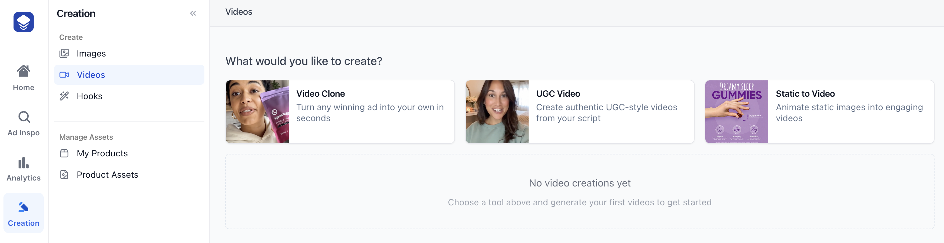 Videos hub