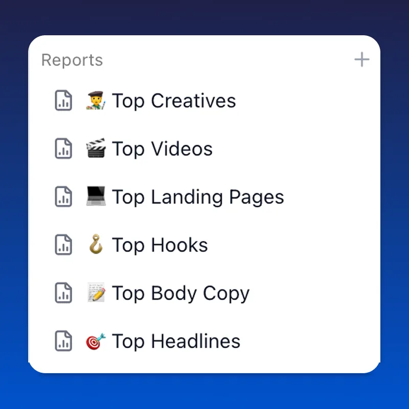 Save time on reporting