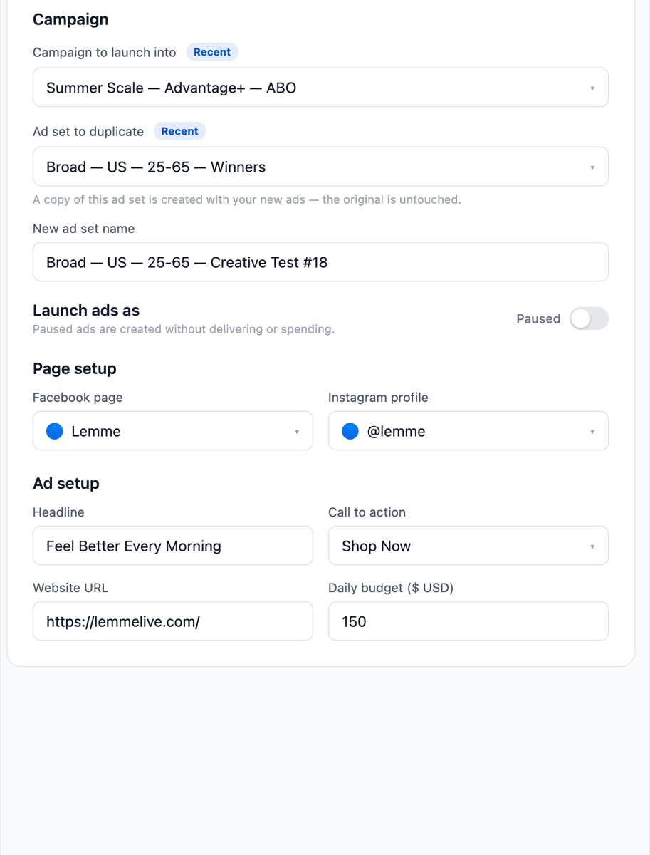 Skaler — AI Creative Strategist for Paid Ads